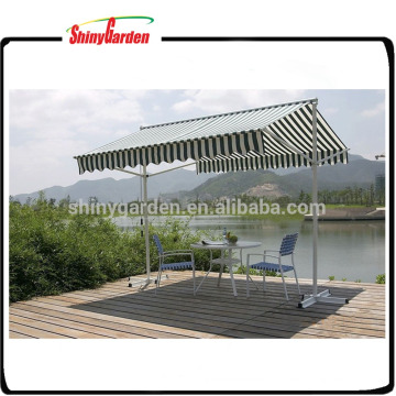 Toldo Gazebo retráctil doble cara plegable doble cara con soporte